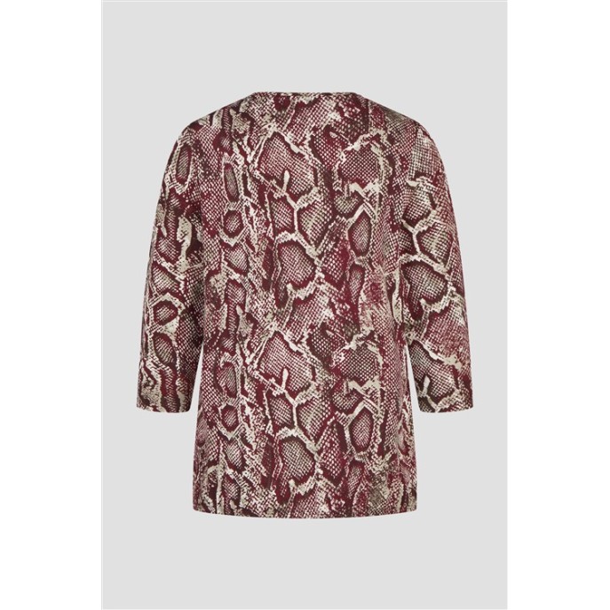 Barbara Lebek shirt 3/4 mouw 15922062 Bordeaux print Barbara Lebek shirt 3/4 mouw 15922062 Bordeaux print